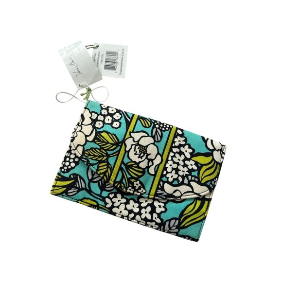 VERA BRADLEY Island Blooms Small Folio Clutch NEW NWT - Picture 7 of 8